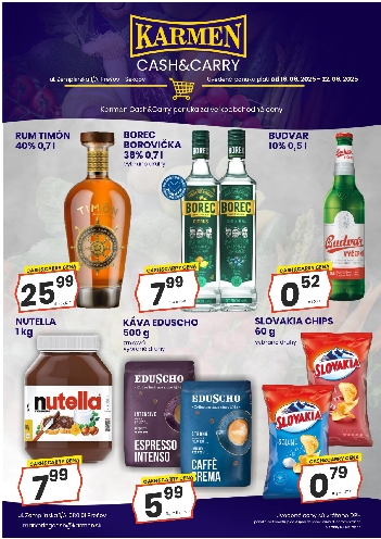 Karmen Cash&Carry leták od 18.6.2025